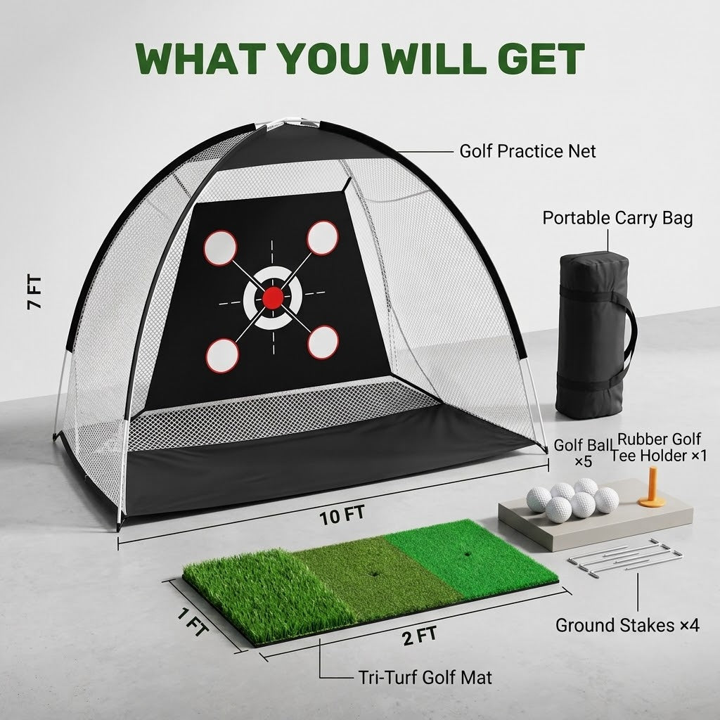 Short Game Golf Training Net Set