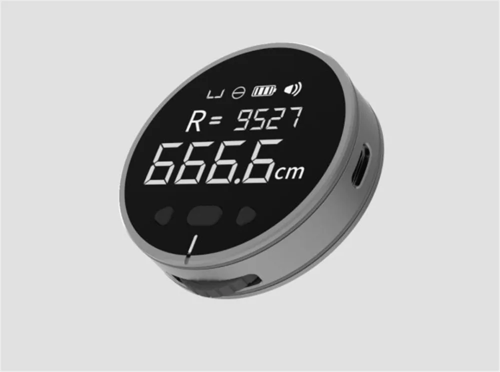 Smart Electronic Measuring Ruler Tape – HD LCD Rechargeable Digital Measuring Tool for Lines, Curves & Objects