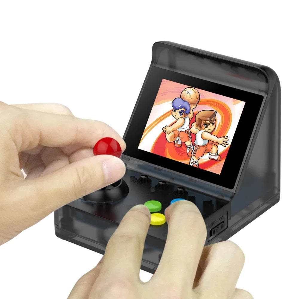 Mini Arcade Game Console - 2 Player Portable Bartop Gaming Machine with TV Output, Classic Retro Entertainment Device