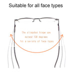 Compact Mens & Ladies Folding Reading Glasses