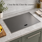 Lavabello Hidden Stainless Steel Kitchen Sink