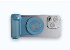Magnetic Bluetooth Selfie Camera Handle – Anti-Shake Phone Holder with Wireless Charging & Tripod Stand for Creative Photography