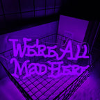 Halloween LED Neon Sign – LED Wall Neon with Bat Icons For Game Rooms, Bars, Spooky Decor