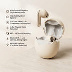 Soft Boiled Egg-Shaped Wireless Bluetooth Earbuds