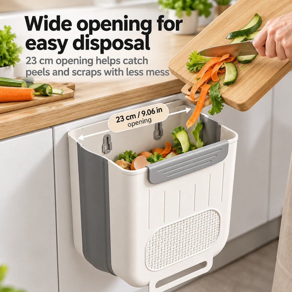 Clean & Easy Foldable Trash Bin