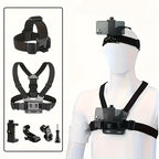 Ultimate Action Camera Accessory Kit – 6pcs Waterproof Mount Set with Adjustable Phone Clip for GoPro, DJI Osmo, Sports Cameras, Vlogging and Adventure Filming