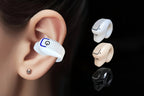 Clip-On Wireless Earbuds – Noise Cancelling Bluetooth Headphones with Panoramic Sound for Sports and Travel