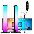Smart RGB LED Light Bars – Music Sync Gaming Ambient Lights for TV, Bedroom, Office, or Modern Room Décor