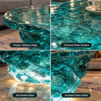Frozen Ocean Illuminated Resin Table