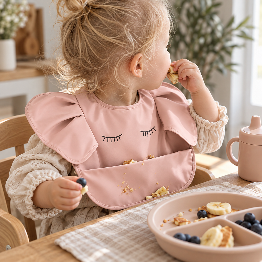 Mess Catcher Waterproof Pocket Baby Bib