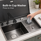 Lavabello Hidden Stainless Steel Kitchen Sink