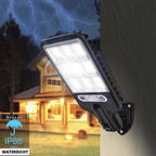Wireless IP65 LED outdoor lighting with remote control & 6000K cool white lighting