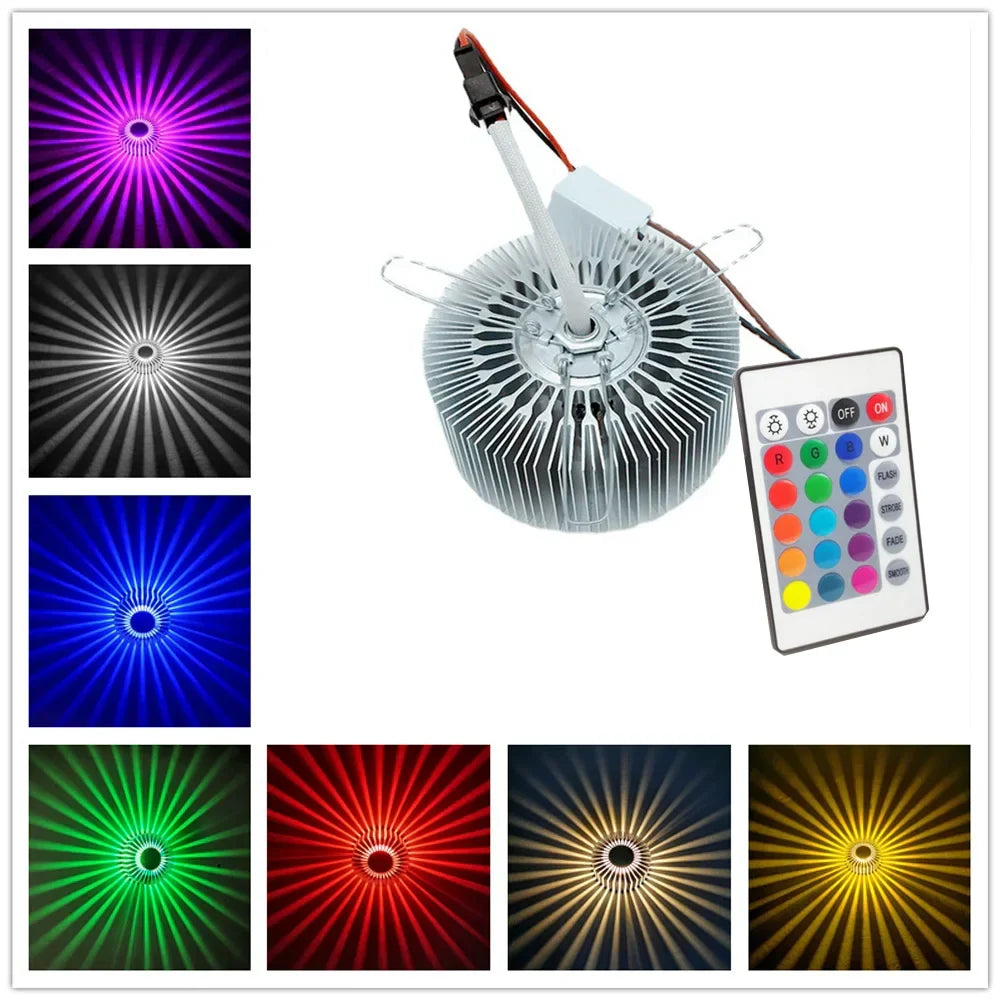 Sunburst Art LED Ceiling Light