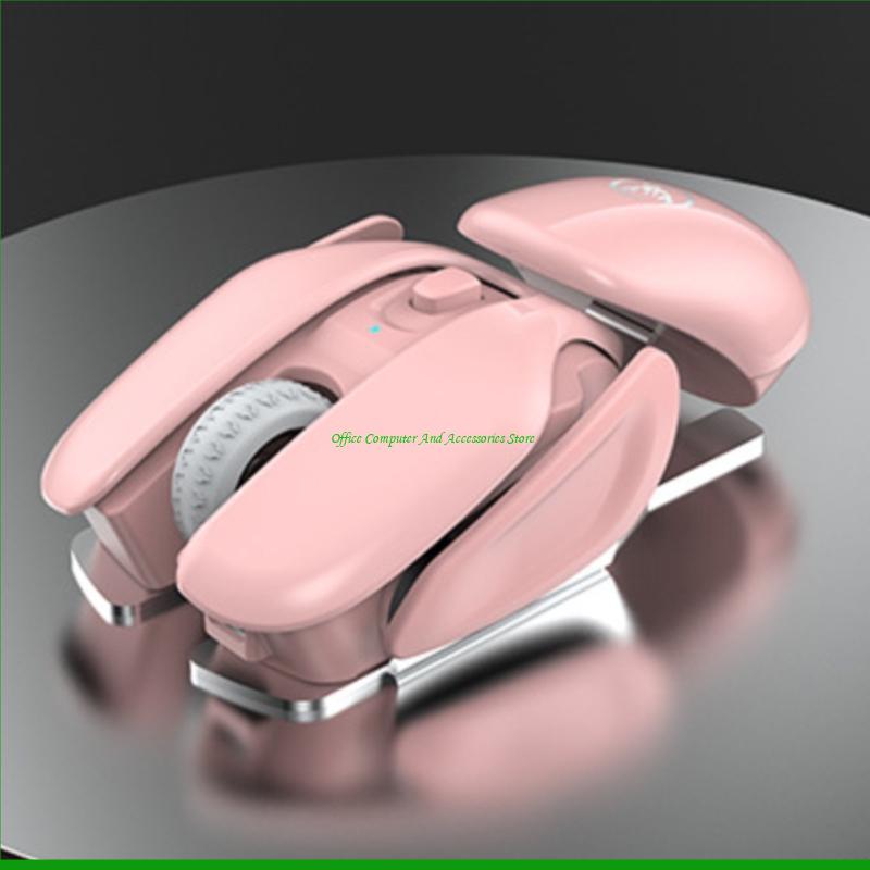 Ergonomic Wireless Mouse – 4-Key Optical Mute Mouse with 1600 DPI for Work, Gaming, or Stylish Unisex Gift