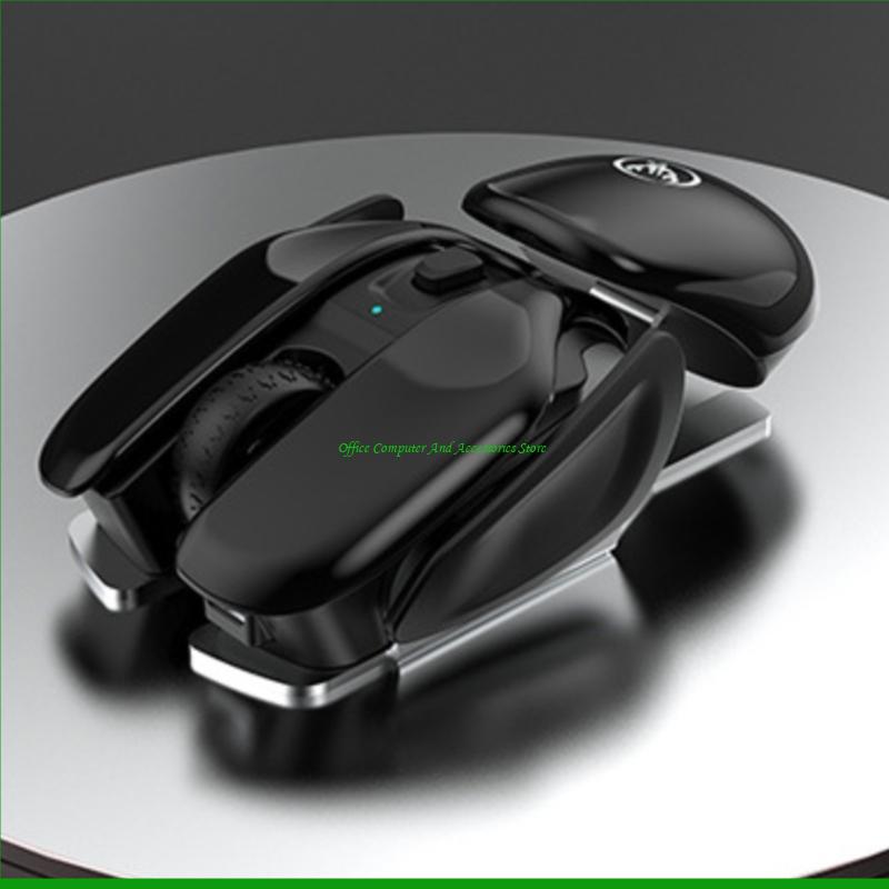 Ergonomic Wireless Mouse – 4-Key Optical Mute Mouse with 1600 DPI for Work, Gaming, or Stylish Unisex Gift