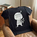 Angry Stick Figure Middle Finger T-Shirt