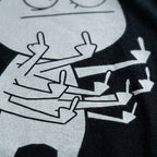 Angry Stick Figure Middle Finger T-Shirt
