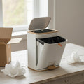 Easy-Clean Elegant Bathroom Trash Can