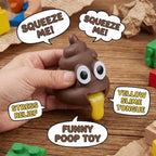 Squeeze & Release Poop Shape Stress Reliever Toy