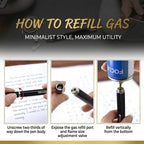 Windproof Jet Flame Pen Lighter