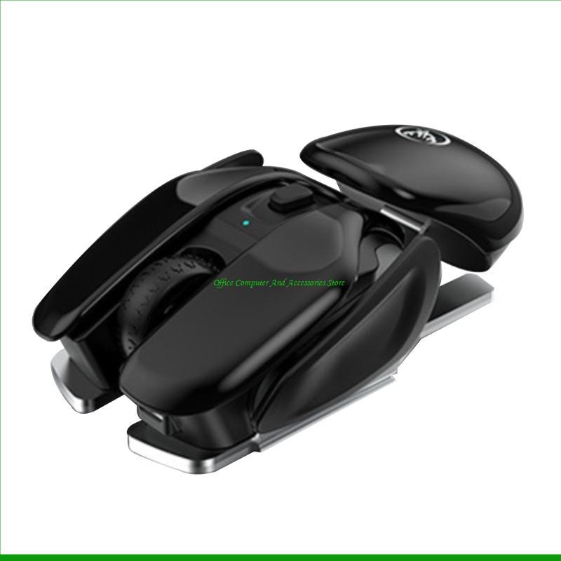Ergonomic Wireless Mouse – 4-Key Optical Mute Mouse with 1600 DPI for Work, Gaming, or Stylish Unisex Gift
