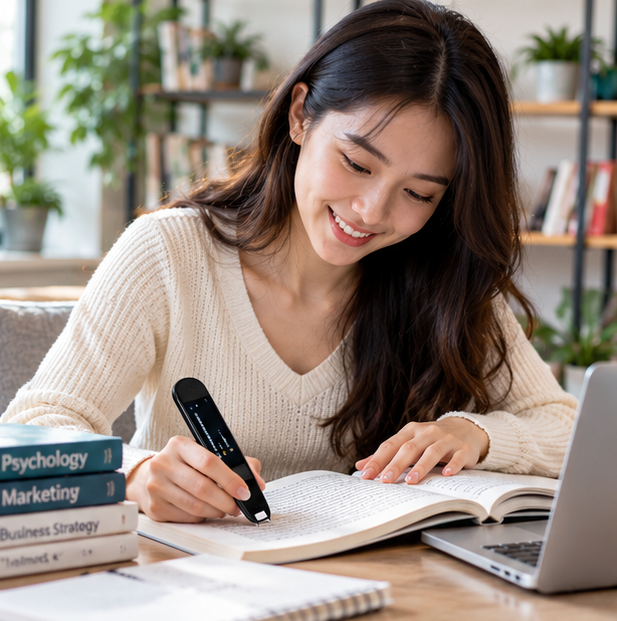 Offline Translation Pen – Intelligent Scanning Dictionary with 123-Language Translation and Point-Reading Features for Students, Teachers and Travelers