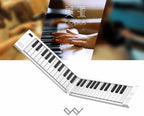 Portable Foldable Electronic Keyboard – 49 Keys Roll-Up Piano for Beginners & Professional Practice