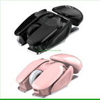 Ergonomic Wireless Mouse – 4-Key Optical Mute Mouse with 1600 DPI for Work, Gaming, or Stylish Unisex Gift