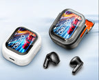 AI Translator Earbuds – 6-in-1 Bluetooth Translation Headphones with LCD Touch Control, iOS Android Support and Long Battery Life for Travel
