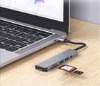 USB-C Hub Docking Station – 4-in-1 High-Definition Type-C Adapter for iPad, Phones, Computers and Game Consoles with Versatile Connectivity