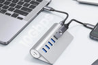 USB 3.2 Hub Splitter – 4/7-Port USB-A and Type-C Docking Station with Card Reader, Charging and Switch Adapter for MacBook PC Laptop