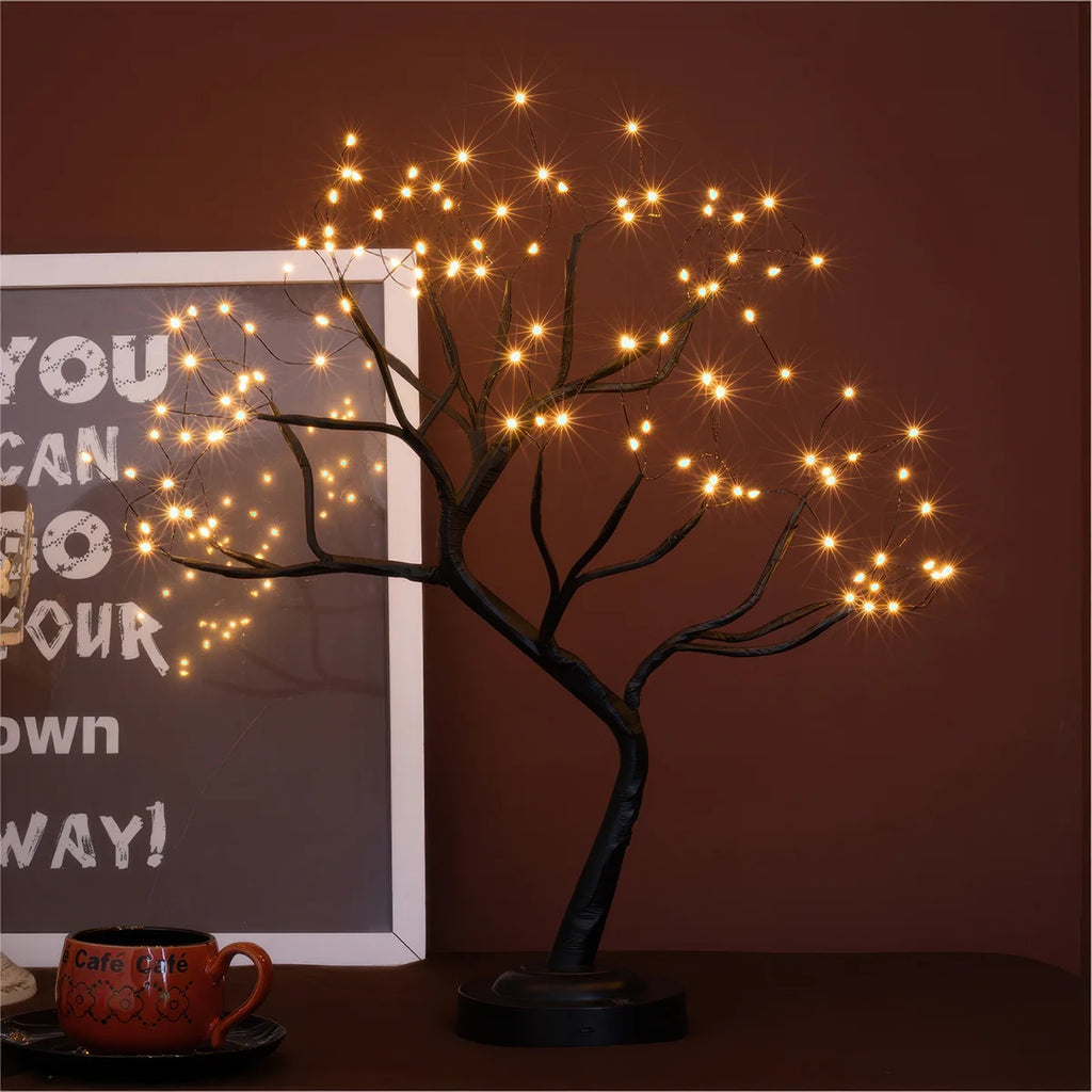 108 LED Fairy Light Tree Lamp with 6-Hour Timer