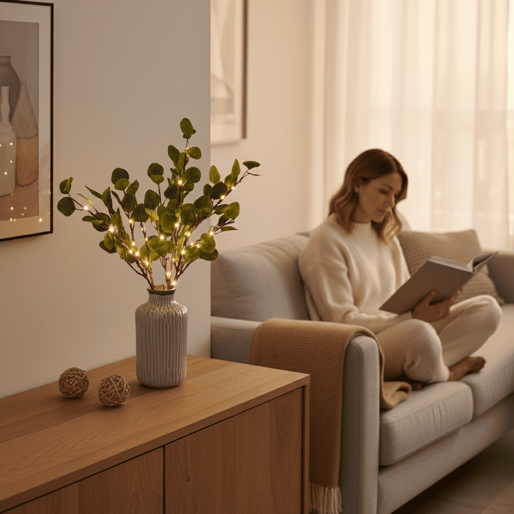 Bendable LED Branch Lamp – Warm White Decorative Light