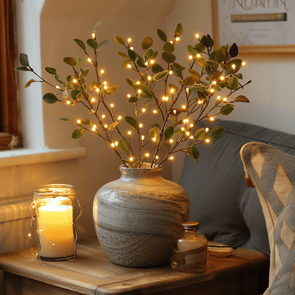 Bendable LED Branch Lamp – Warm White Decorative Light