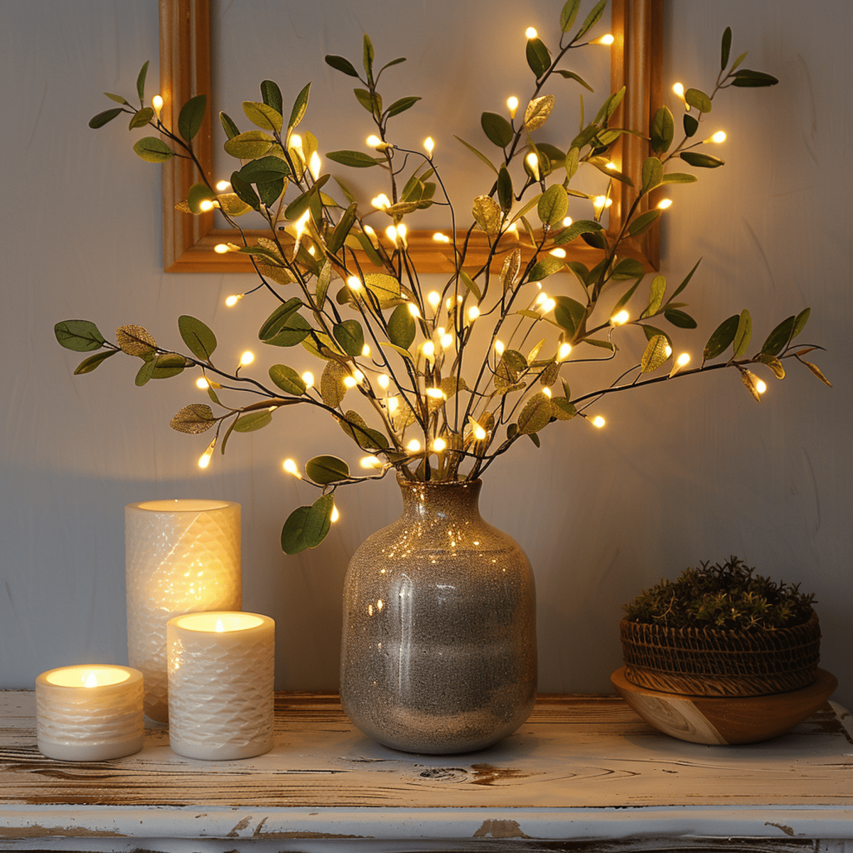 Bendable LED Branch Lamp – Warm White Decorative Light