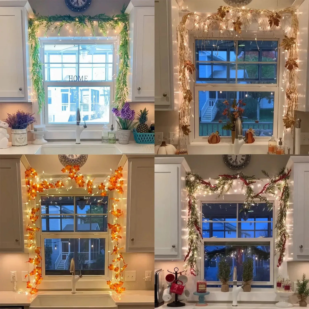 Glimmering LED Charm Garland
