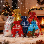 SantaSacks Christmas Drawstring Gift Bags