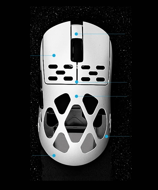 Pro Magnesium Gaming Mouse – Tri-Mode 2.4G Wireless, Bluetooth and Wired Gamer Mouse, Up to 8K Polling, 30000 DPI, Programmable, for PC Laptop Desktop