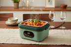 Gison Heated Lunch Box – 18000mAh Portable Electric Food Warmer with LED Display for Work, Car and Travel Meals
