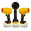 Cordless Turbo Jet Air Blower - Brushless Electric Dust Cleaning Tool Compatible with Dewalt 20V Batteries for Workshop Use