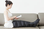 Electric Pneumatic Leg Massager – Extended Thigh, Calf and Foot Compression Device with Remote Control for Deep Relaxation and Circulation Support