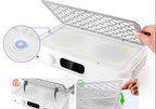 Brushless Nail Dust Collector – Adjustable Twin Turbo Vacuum Extractor for Professional Acrylic Nail Salon and Home Manicure Use