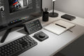 Creative Video Editing Controller – RGB Keypad Dial Console for Fast Photo Editing, Video Production and Intelligent Studio Workflow