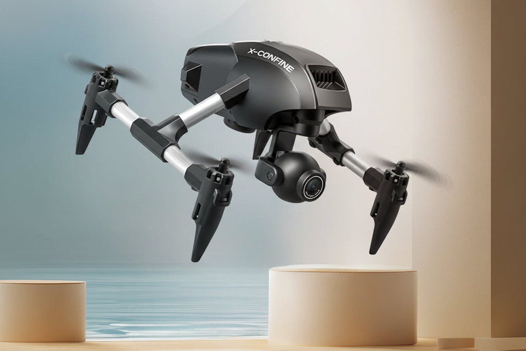 HD Camera Drone - 8K Professional RC Quadcopter with Dual Camera and Optical Flow Positioning, High Performance Aerial Photography Drone