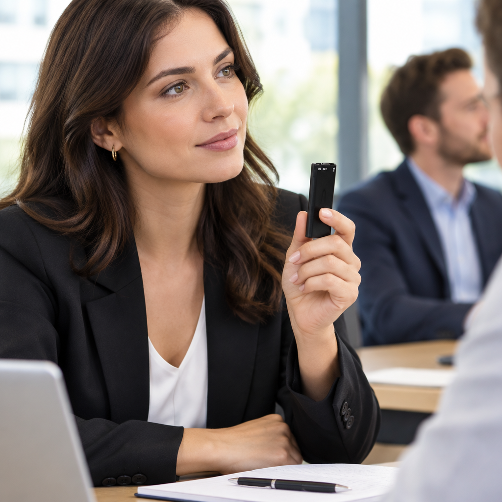 Mini Digital Voice Recorder Pen – 8–32GB Activated Audio Dictaphone with Micro Sound Recording and MP3 Playback for Meetings and Notes