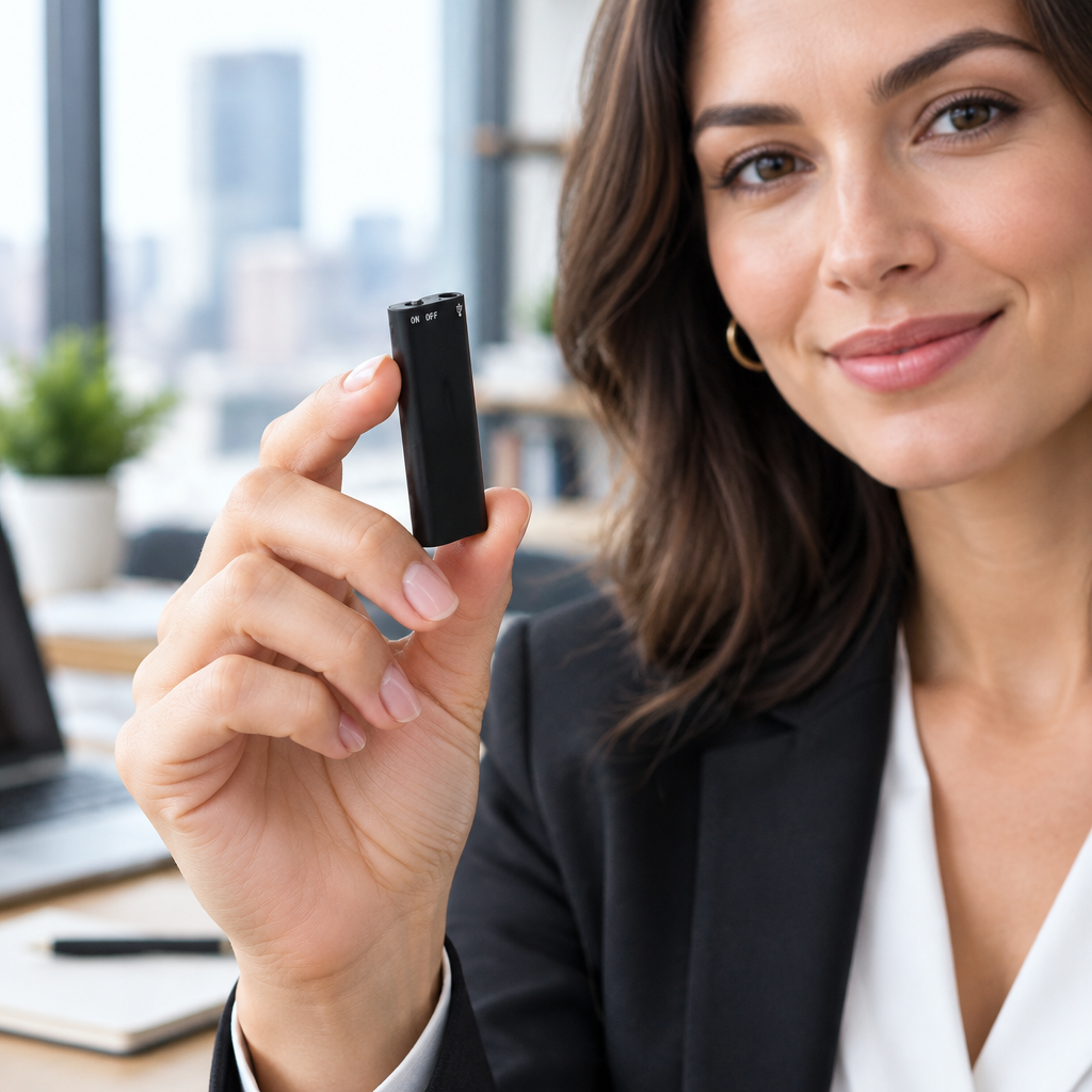 Mini Digital Voice Recorder Pen – 8–32GB Activated Audio Dictaphone with Micro Sound Recording and MP3 Playback for Meetings and Notes