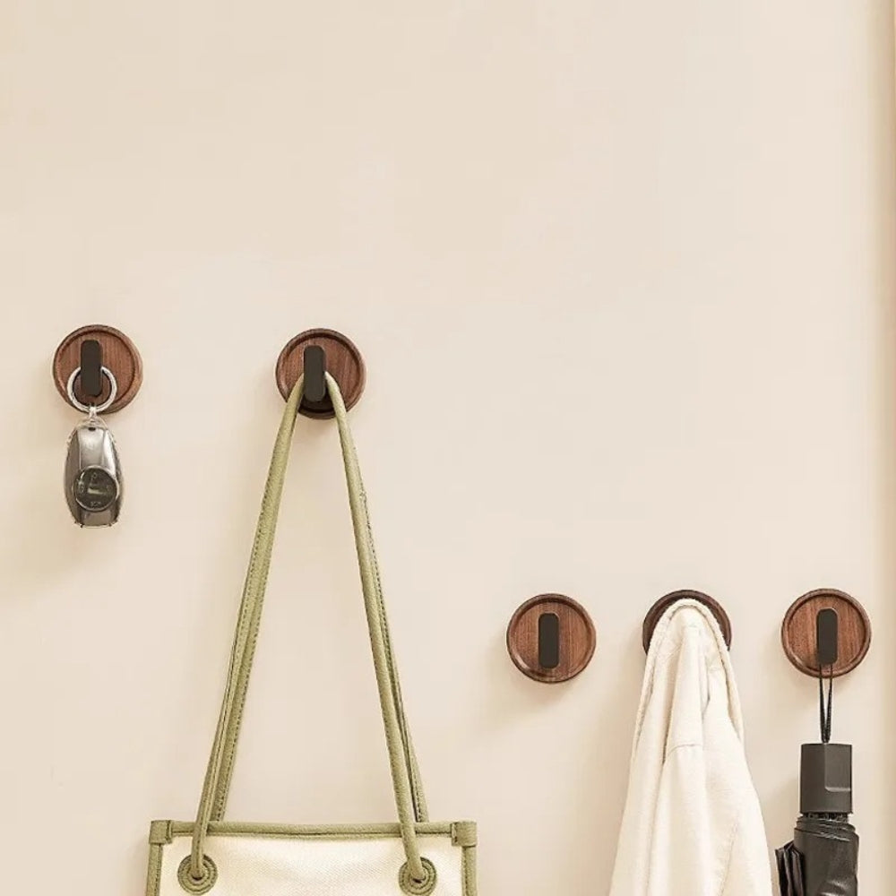 Nordic Walnut Wood Wall Hook