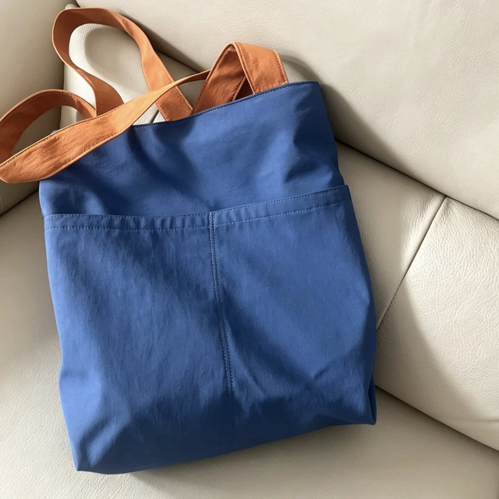Pocket Plus Canvas Tote Shoulder Bag