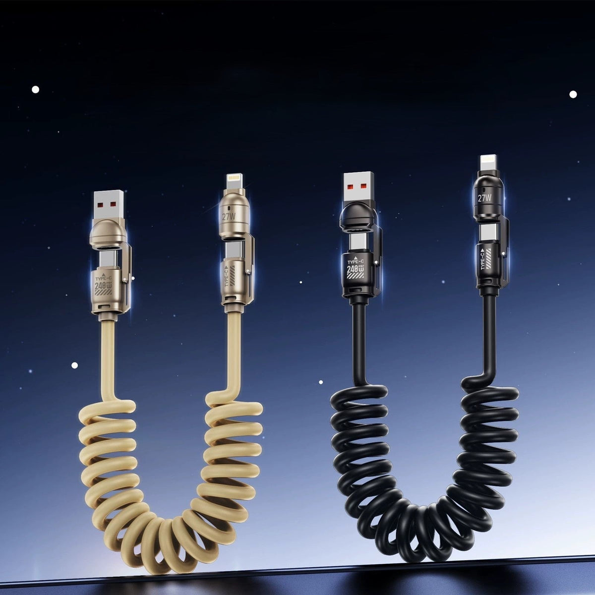 4in1 Extendable Universal Fast Charging Data Cable