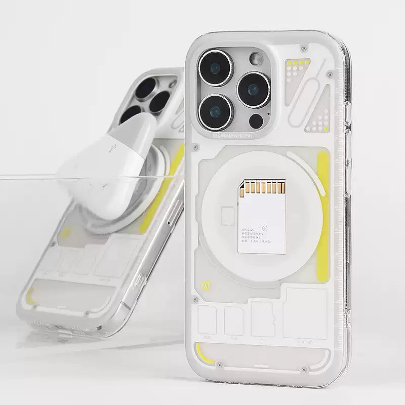 Memory Storage Transparent iPhone Case
